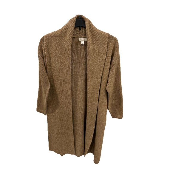 State of Day Women’s Knit Long-Sleeve Duster Robe – Camel – Size M – NWT - Picture 2 of 6